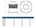 EXTRACTOR DE DESCARGA HORIZONTAL PARA TECHO VENTEUROPE MODELO CAXI