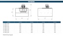 EXTRACTOR CENTRIFUGO EN LINEA RECTANGULAR PARA COCINA DREC-280 - 1100 M3/HR