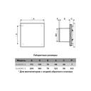 EXTRACTOR DE AIRE ERA 12.5CM - QUADRO 5C - 140M3/HR