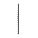 REJILLA 25x25 cm ACERO GALVANIZADO POLIMERO NEGRO + MALLA ANTIMOSQUITO - 2525ME BLACK