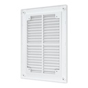 REJILLA DE VENTILACION ABS 18x25 cm + MALLA ANTIMOSQUITO - ERA 1825R