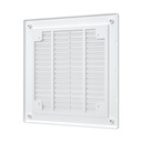 REJILLA DE VENTILACION ABS 21x21 cm + MALLA ANTIMOSQUITO - ERA 2121R