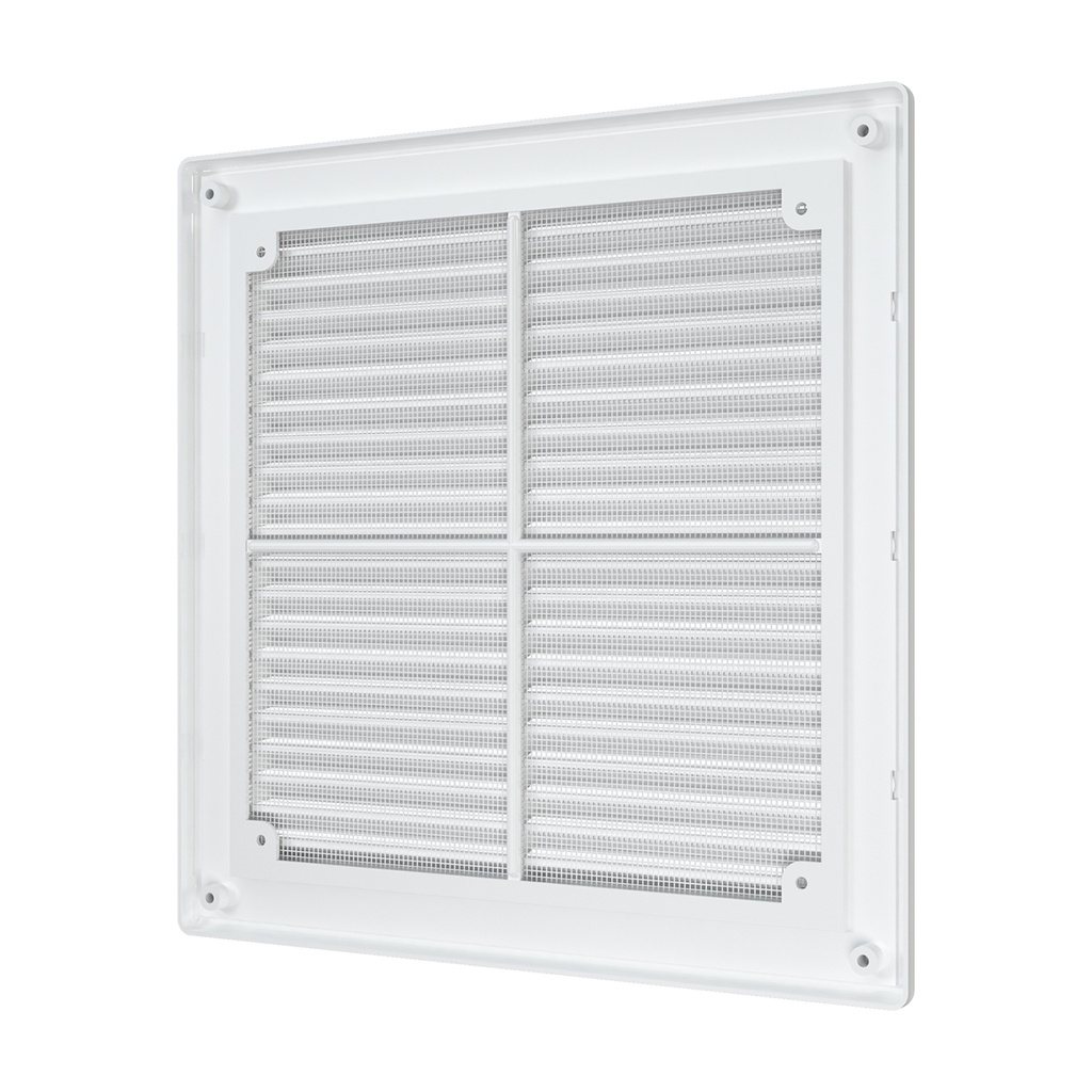 REJILLA DE VENTILACION ABS 25x25 cm + MALLA ANTIMOSQUITO - ERA 2525R