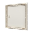TAPA DE REGISTRO 25x25 cm ABS - L2525R MARFIL
