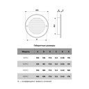 REJILLA CIRCULAR DE 6" - ERA 15RKS