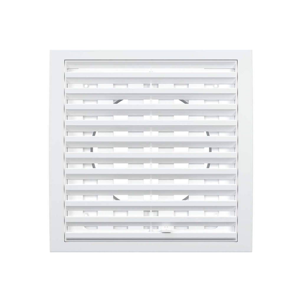 REJILLA DE 15x15 cm CON REGULADOR DE FLUJO PARA DUCTO DE 4" - ERA 1515RRP10F
