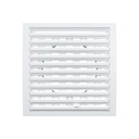 REJILLA DE 15x15 cm CON REGULADOR DE FLUJO PARA DUCTO DE 4" - ERA 1515RRP10F