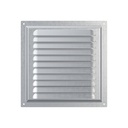 REJILLA 20x20 cm ACERO GALVANIZADO + MALLA ANTIMOSQUITO - 2020MC