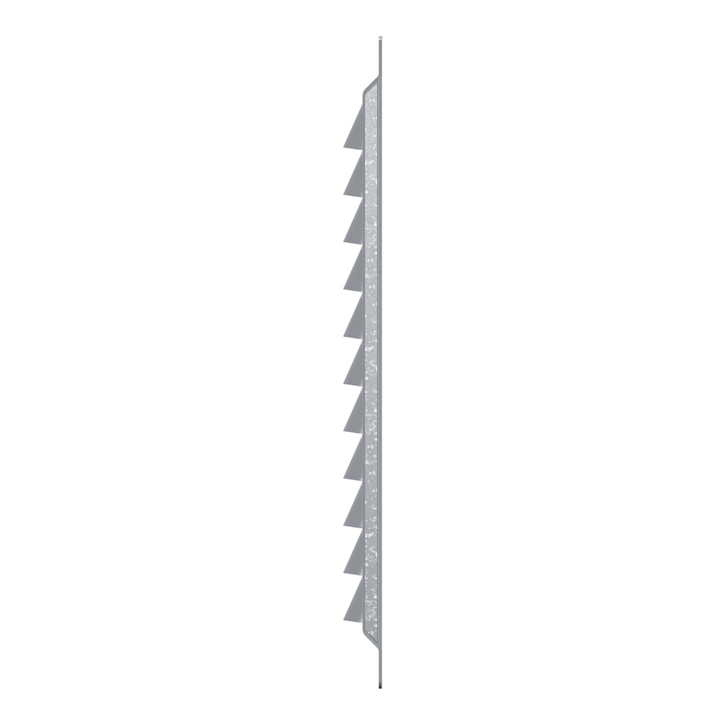 REJILLA 20x20 cm ACERO GALVANIZADO + MALLA ANTIMOSQUITO - 2020MC