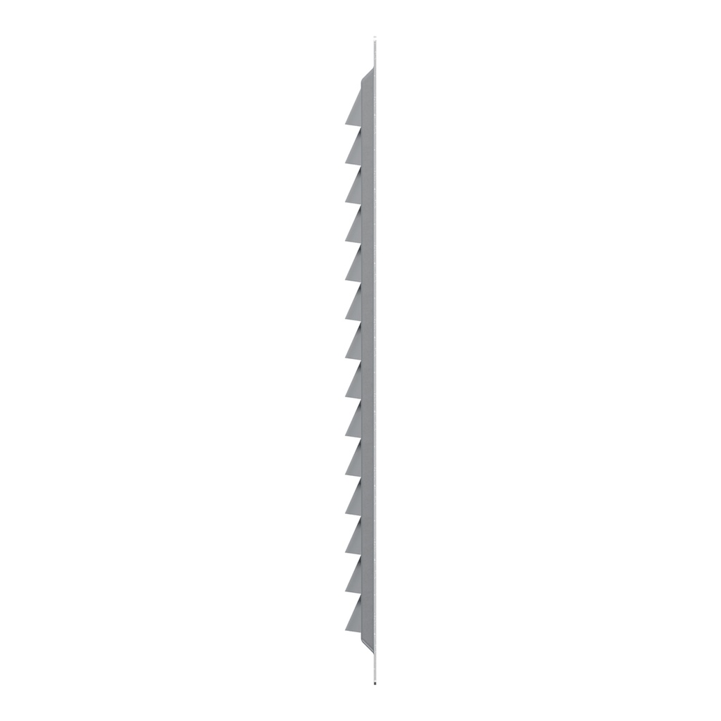 REJILLA 25x25 cm ACERO GALVANIZADO + MALLA ANTIMOSQUITO - 2525MC