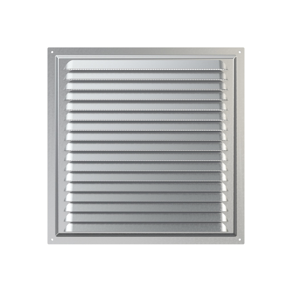 REJILLA 30x30 cm ACERO GALVANIZADO + MALLA ANTIMOSQUITO - 3030MC
