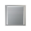 REJILLA 30x30 cm ACERO GALVANIZADO + MALLA ANTIMOSQUITO - 3030MC