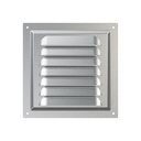 REJILLA 15x15 cm ACERO GALVANIZADO + MALLA ANTIMOSQUITO - 1515MC