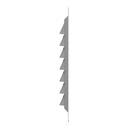 REJILLA 15x15 cm ACERO GALVANIZADO + MALLA ANTIMOSQUITO - 1515MC