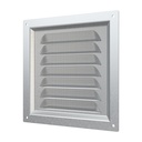 REJILLA 15x15 cm ACERO GALVANIZADO + MALLA ANTIMOSQUITO - 1515MC