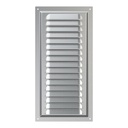 REJILLA 15x30 cm ACERO GALVANIZADO + MALLA ANTIMOSQUITO - 1530MC