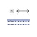 EXTRACTOR HELICOCENTRIFUGO SILENT 12.5cm (5") 2V - PACIFIC 125 