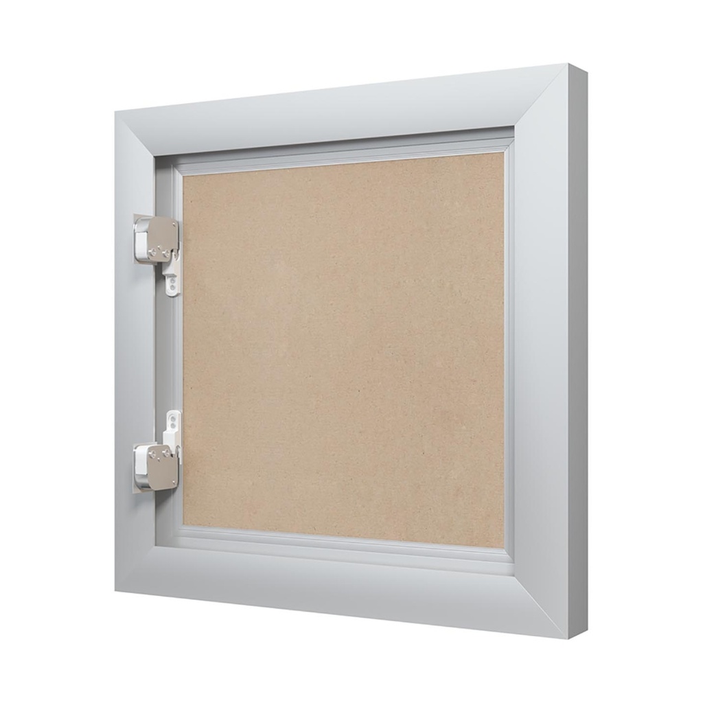 TAPA DE REGISTRO PARA PINTAR O EMPAPELAR 30x30 cm ALUMINIO  - LP3030K 