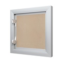 TAPA DE REGISTRO PARA PINTAR O EMPAPELAR 30x30 cm ALUMINIO  - LP3030K 