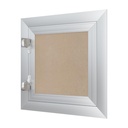 TAPA DE REGISTRO PARA PINTAR O EMPAPELAR 30x30 cm ALUMINIO  - LP3030U