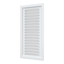REJILLA 15x30 cm ACERO GALVANIZADO POLIMERO BLANCO - 1530ME