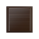 REJILLA 30x30 cm ACERO GALVANIZADO POLIMERO MARRON - 3030ME 