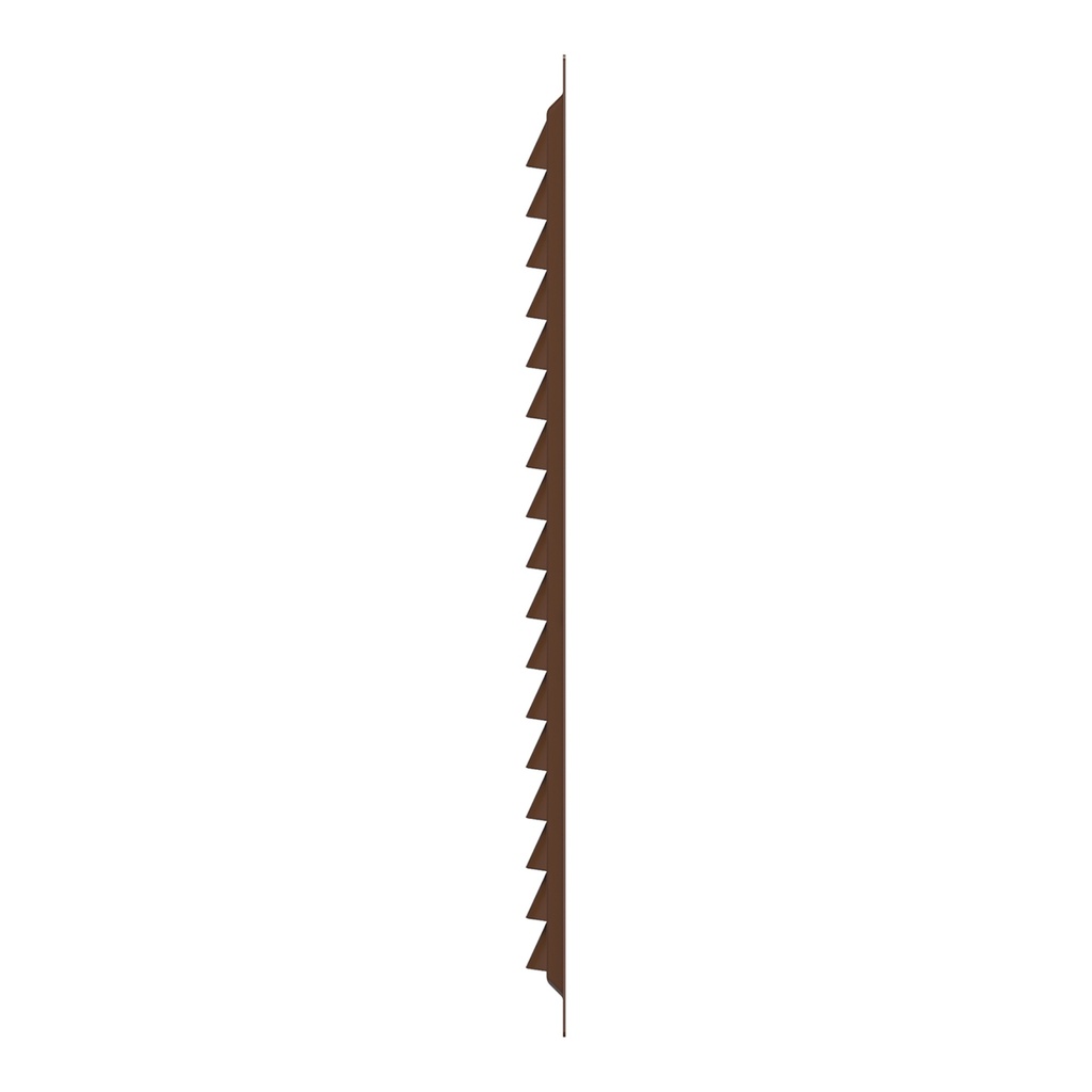 REJILLA 30x30 cm ACERO GALVANIZADO POLIMERO MARRON - 3030ME 