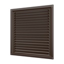 REJILLA 30x30 cm ACERO GALVANIZADO POLIMERO MARRON - 3030ME 