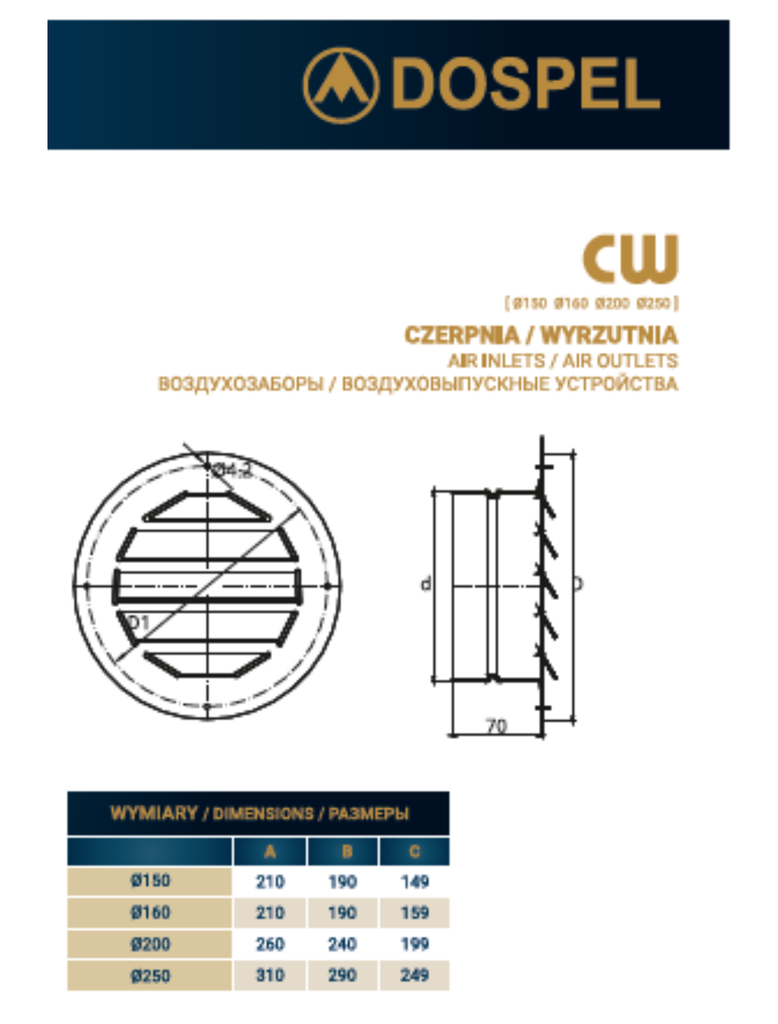 REJILLA ACERO GALVANIZADO CW 150 (6") PLATA