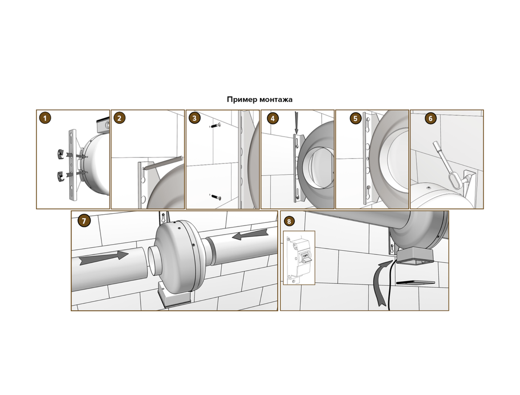 EXTRACTOR CENTRIFUGO TORNADO EBM 12.5cm - 370 M3/HR