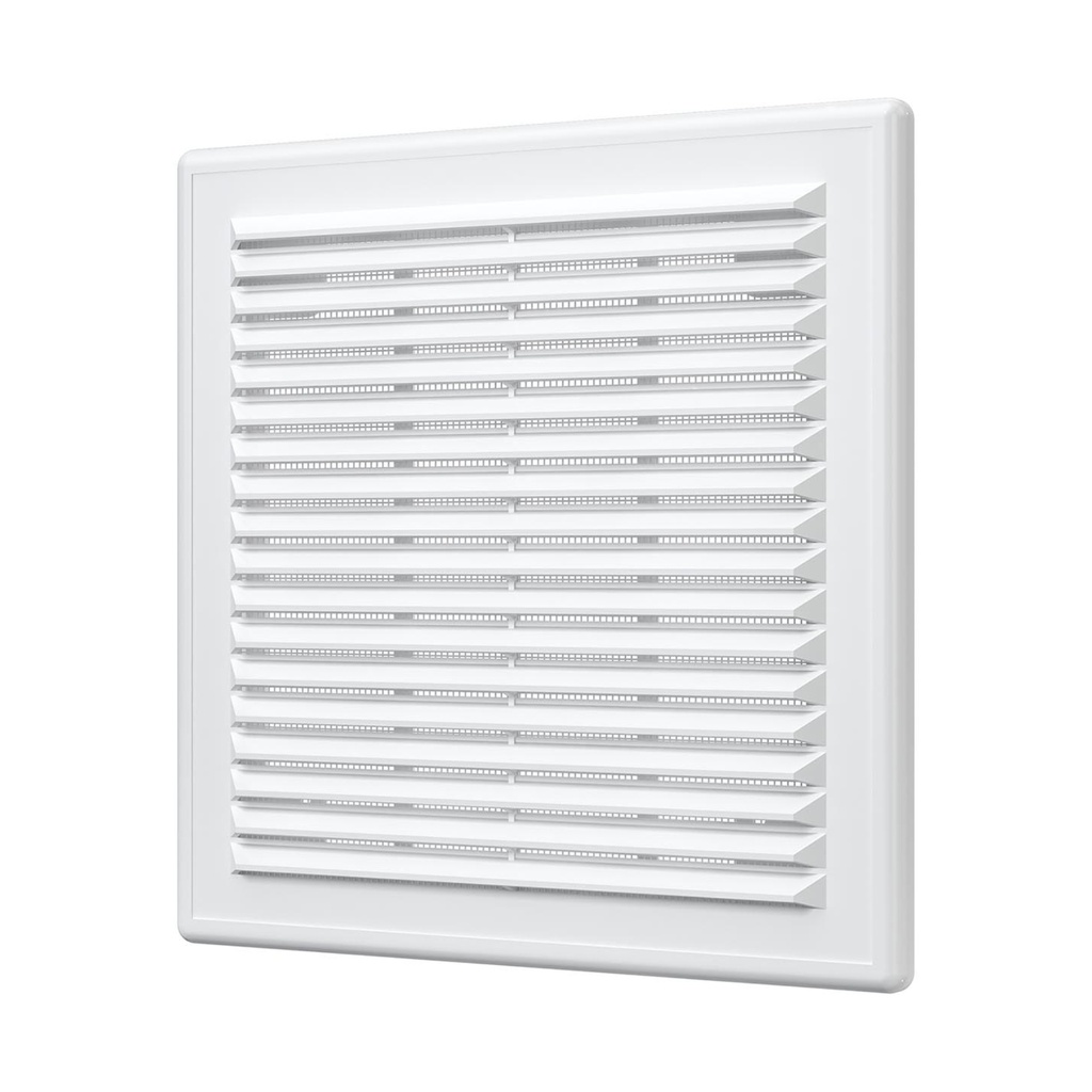 REJILLA DE VENTILACION ABS 21x21 cm + MALLA ANTIMOSQUITO - ERA 2121R
