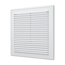 REJILLA DE VENTILACION ABS 25x25 cm + MALLA ANTIMOSQUITO - ERA 2525R