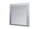 REJILLA 20x20 cm ACERO GALVANIZADO + MALLA ANTIMOSQUITO - 2020MC