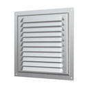 REJILLA 20x20 cm ACERO GALVANIZADO + MALLA ANTIMOSQUITO - 2020MC
