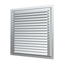 REJILLA 30x30 cm ACERO GALVANIZADO + MALLA ANTIMOSQUITO - 3030MC
