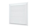 REJILLA 12x12 cm ACERO GALVANIZADO RECUBIERTO DE POLIMERO + MALLA ANTIMOSQUITO - 1212ME