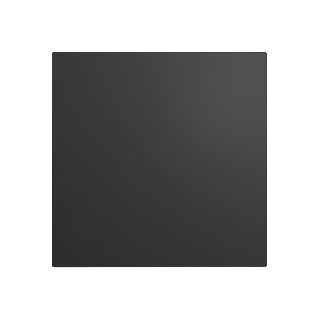 PANEL DE ABS PARA EXTRACTOR AEON  PA4/5 NEGRO MATE 175X175 mm