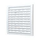 REJILLA DE 15x15 cm CON REGULADOR DE FLUJO PARA DUCTO DE 4" - ERA 1515RRP10F