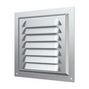 REJILLA 15x15 cm ACERO GALVANIZADO + MALLA ANTIMOSQUITO - 1515MC