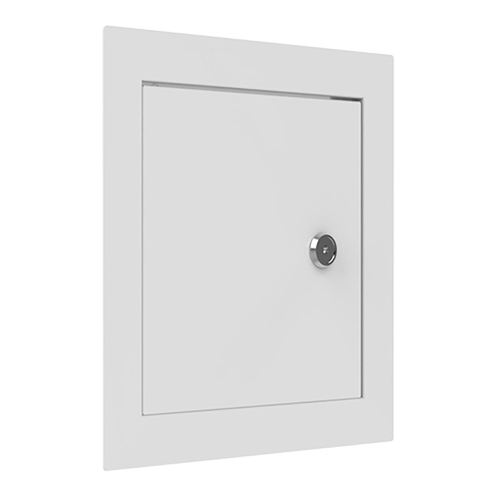 TAPA DE REGISTRO 20x20 cm ACERO Y CERRADURA - LT2020MZ