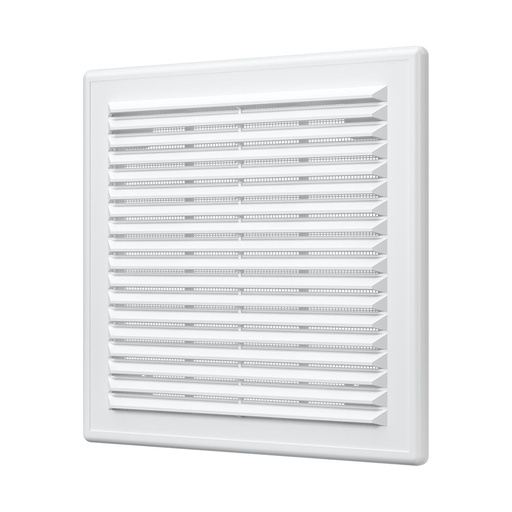 [06-0042] REJILLA DE VENTILACION ABS 21x21 cm + MALLA ANTIMOSQUITO - ERA 2121R