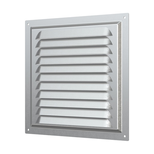 [06-0061] REJILLA 20x20 cm ACERO GALVANIZADO + MALLA ANTIMOSQUITO - 2020MC