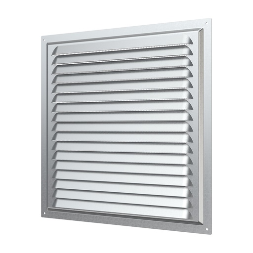 [06-0063] REJILLA 30x30 cm ACERO GALVANIZADO + MALLA ANTIMOSQUITO - 3030MC