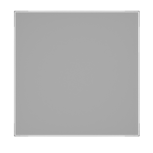 [01-0078] PANEL DE VIDRIO PARA EXTRACTOR AEON  PAGM4/5 PLATA CLARO 179X179 mm