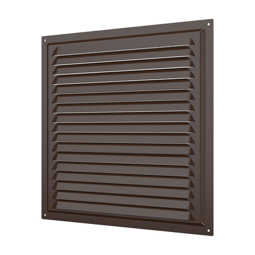 [06-0127] REJILLA 30x30 cm ACERO GALVANIZADO POLIMERO MARRON - 3030ME 